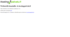 Desktop Screenshot of 4c.hostingpalvelu.fi