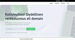 Desktop Screenshot of hostingpalvelu.fi